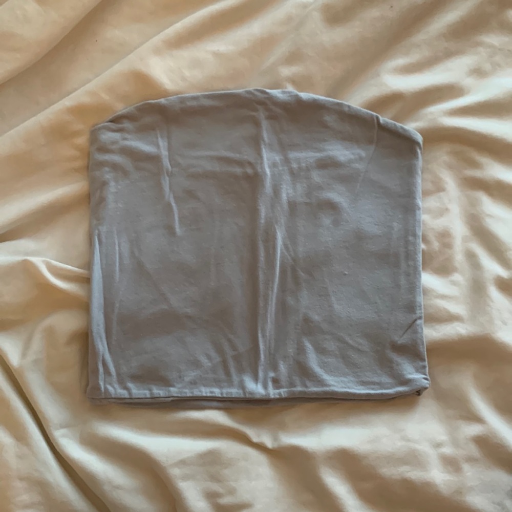 light blue Brandy Melville tube top
